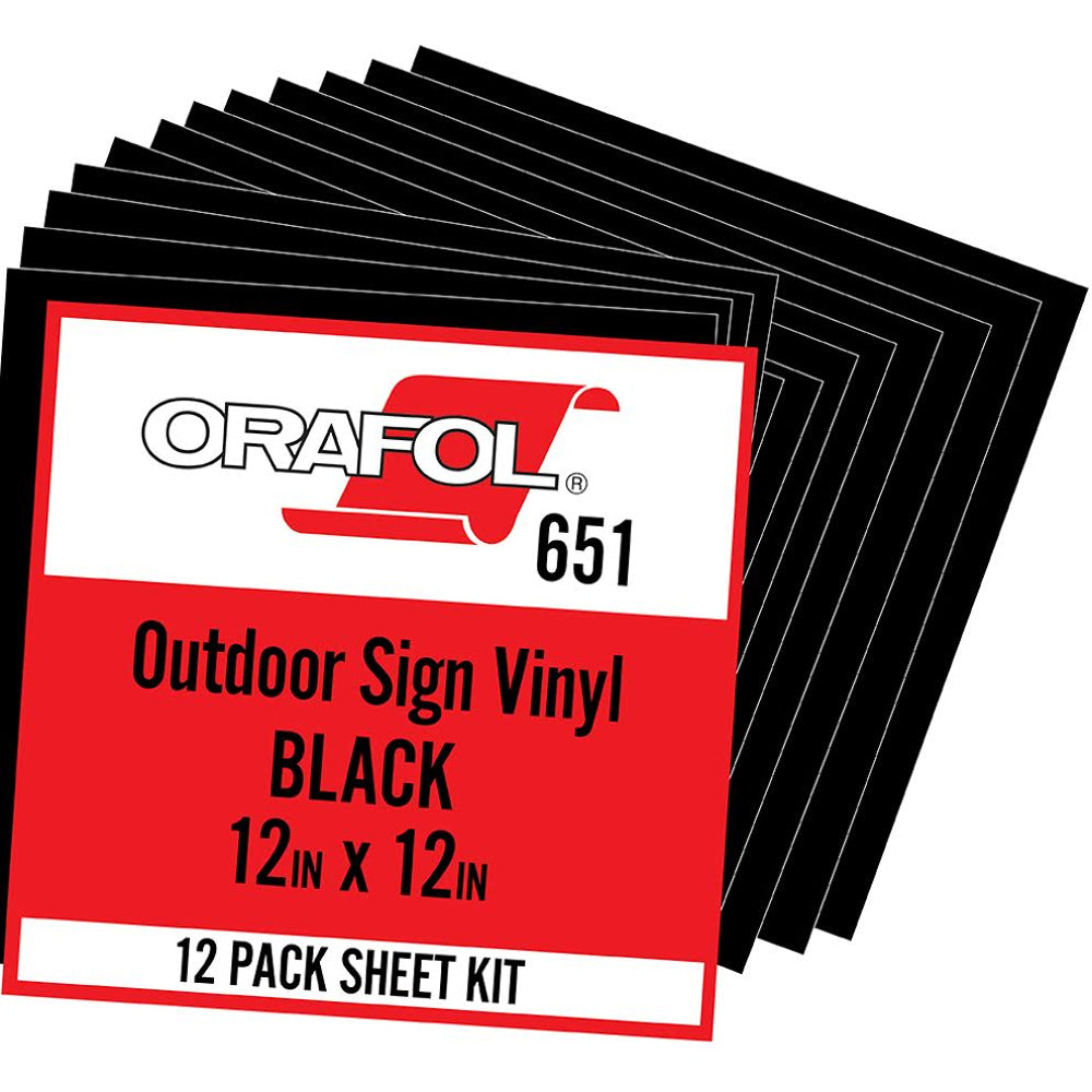Oracal 651 Permanent Vinyl 12 x 4